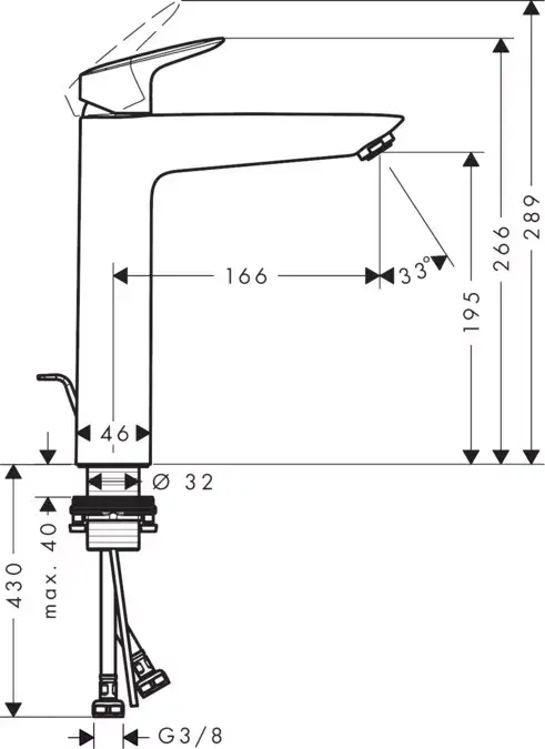 Смеситель Hansgrohe Logis Chrome Photo 6