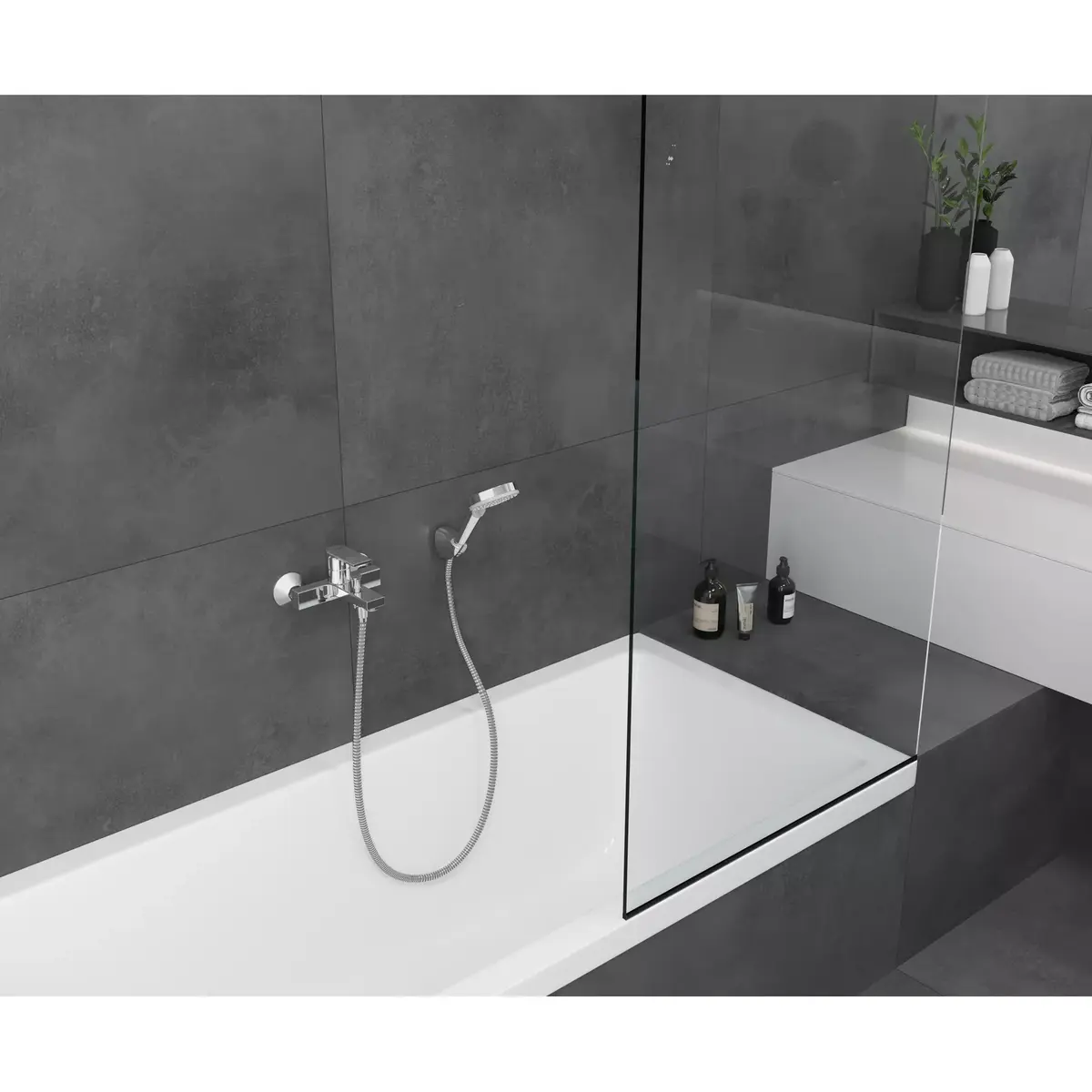 Смеситель для ванны hansgrohe 71450000 Photo 2