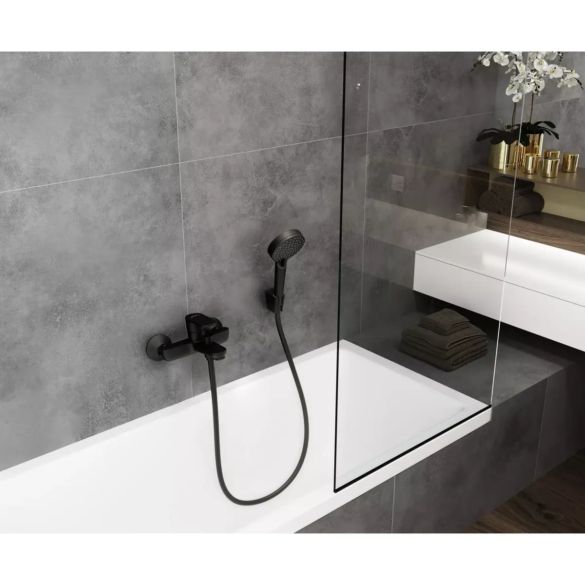 Смеситель для ванны hansgrohe 71440000 Photo 3