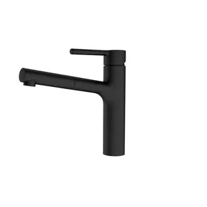 Kitchen faucet Franke Centro Standing Black model 115.0621.592 — single-handle tall mixer, black finish