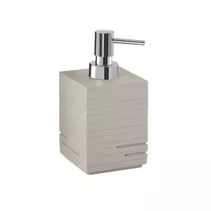 Soap Dispenser GEDY Quadrotto QU81-66 — wall-mounted bathroom accessory, light brown finish