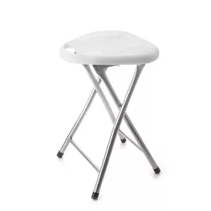 Folding bathroom chair GEDY CO75 02 — compact foldable shower seat, lightweight portable design