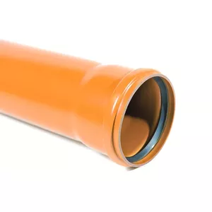 Труба канализационная наружная WAVIN PVC DN160, толщина стенки 4,0 мм, длина 1000 мм