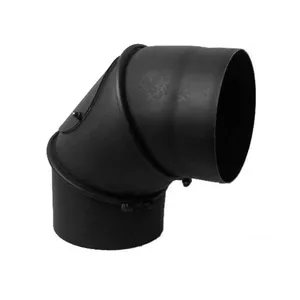 Dūmvada liekums 45/90° ar tīrīšanas atveri, WADEX modelis 030160000, priekš dūmvada savienojuma