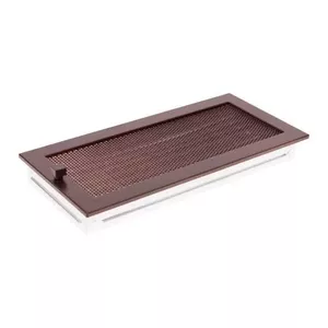 HEARTH Old Brass Grate 170x370 mm with Blind