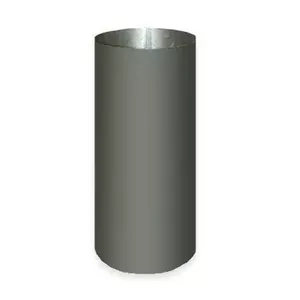ABX Funnel Stove Chimney Pipe D200mm 0.5m Black Steel