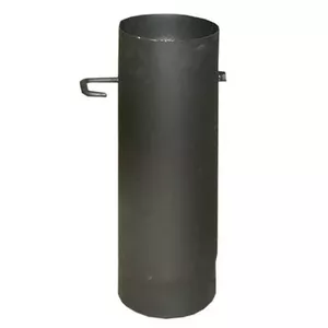 ABX Chimney Pipe, 150 mm Diameter, 0.5 m Length, Black