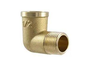 TDM Brass Elbow with Internal and External Thread 210PP2