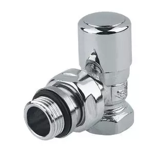 CARLO POLETT V140410CBSEN Angle Lockshield Valve 1/2" x 1/2" Chrome