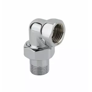 Carlo Poletti Angle Connection 1/2 inch Male-Female Chrome 3-Piece Set
