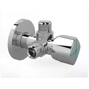 Угольный (угловой) вентиль ARCO CQ4102 двойной 1/2" x 3/8" x 3/8"
