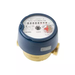 B-METERS Cold Water Meter DN15, 80mm, 2.5m3/h, R100