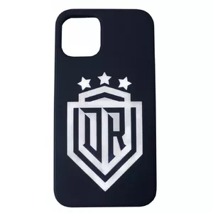 Dinamo Rīga Atribūtika Evelatus  iPhone 12 Pro Soft Touch Silicone Case DR Logo N1 White Black