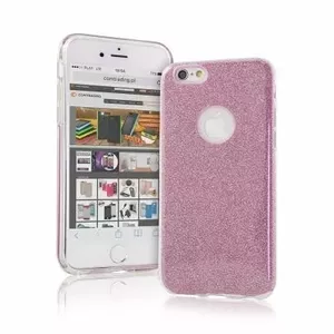 Aizmugures vāciņš iLike iPhone X / iPhone XS — spīdumu rozā, 3‑in‑1