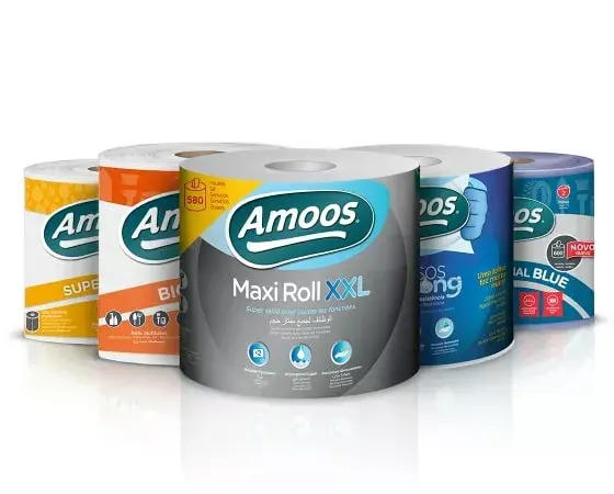 Rullis papīra dvieļa Amoos 3 slāņi 70 m 22 cm Photo 3