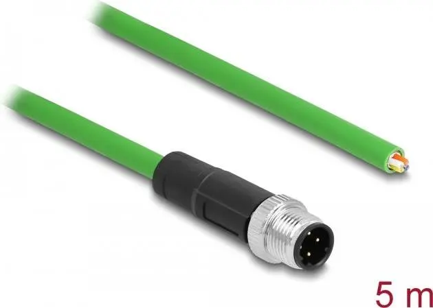 DeLOCK tīkla kabelis M12 4 pin