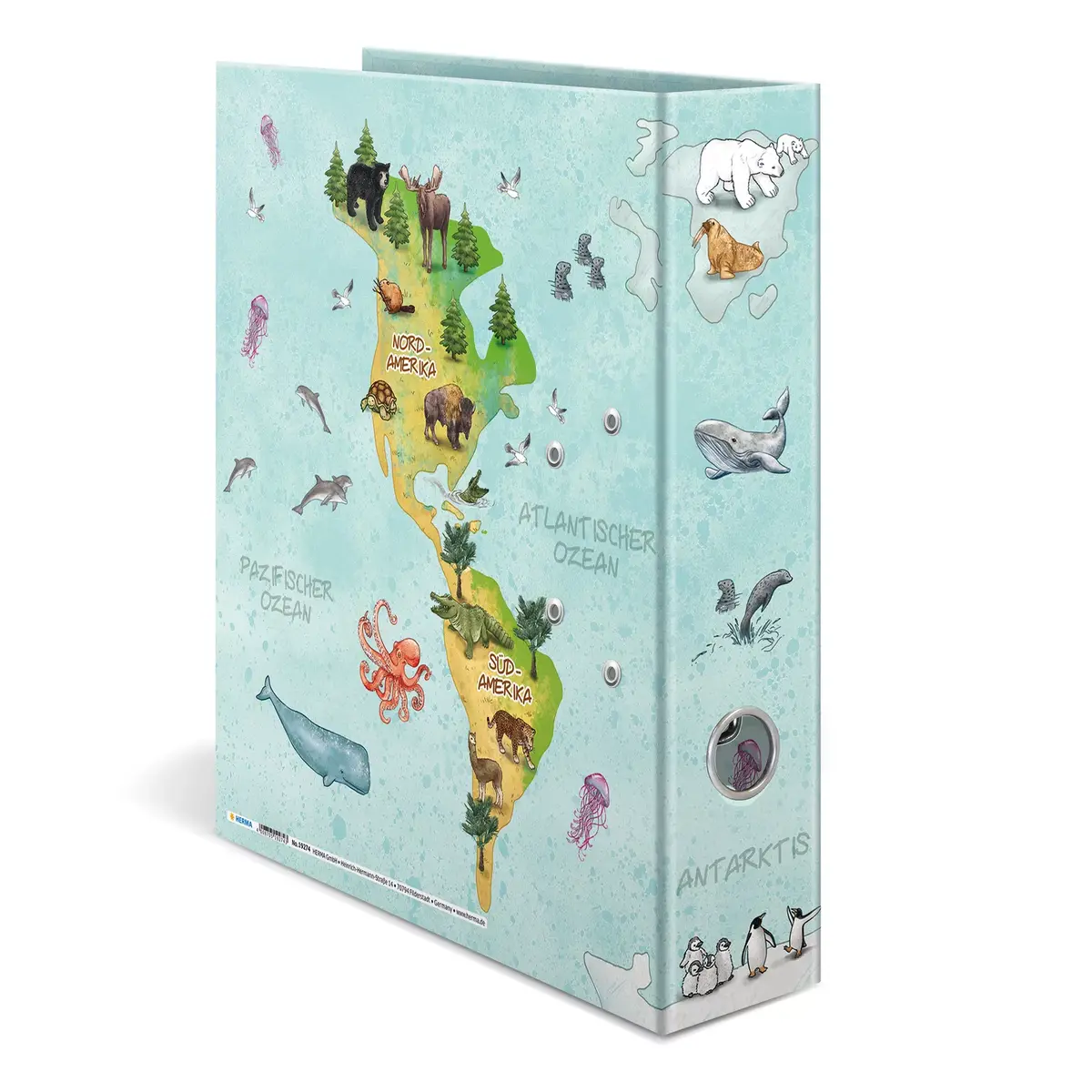 HERMA Motif file A4 World Map Photo 2
