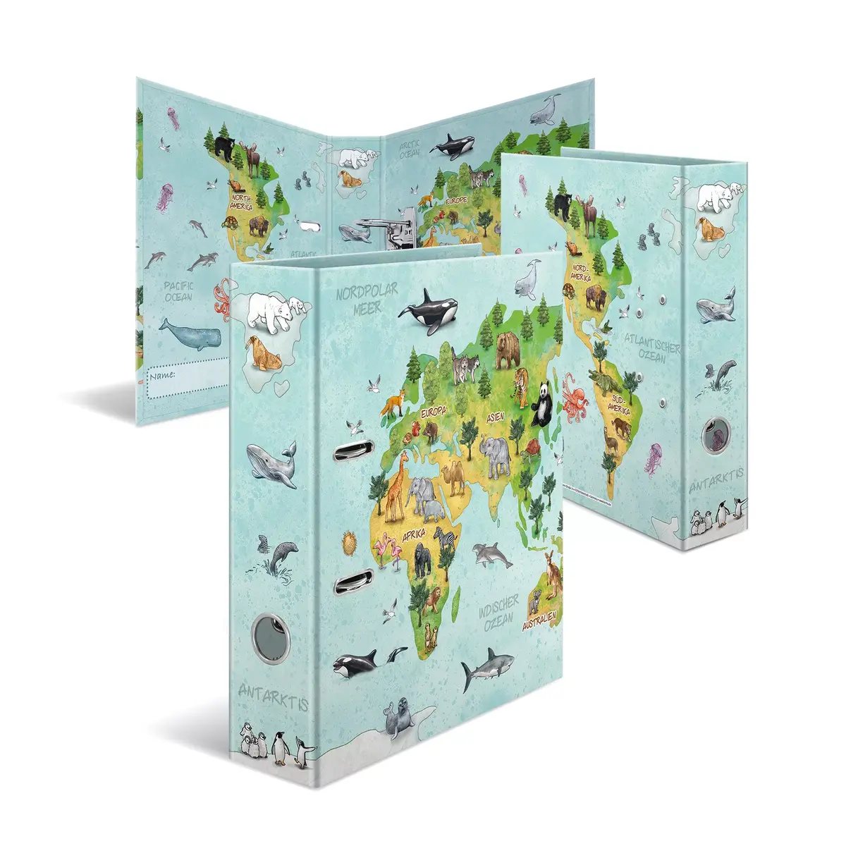 HERMA Motif file A4 World Map Photo 3