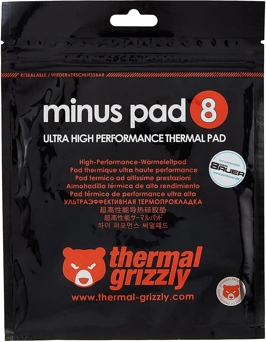 Termopads Thermal Grizzly Minus Pad 8