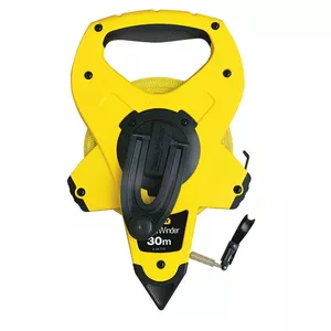 Measuring tape STANLEY Power Winder Fibreglass Long Tape model 2-34-772, fibreglass blade, long-length winding case