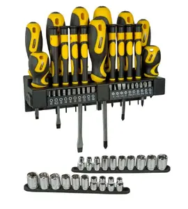 Stanley STHT0-62143 56 daļu manuālo skrūvgriežu komplekts ar taisniem skrūvgriežiem
