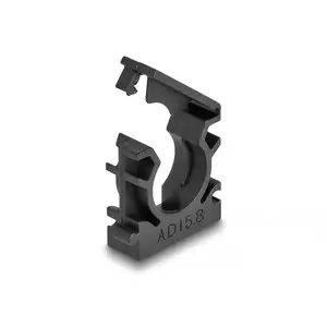 Kabeļa turētājs DeLOCK 60483 15.8 mm melns 8 gab.