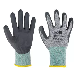 Protective mittens Honeywell WE23-5313G-8/M Grey Fiberglass Nitrile foam
