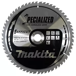 Пила дисковая Makita B-67309 30.5 см Отверстие 3 см Толщина 2.15 мм