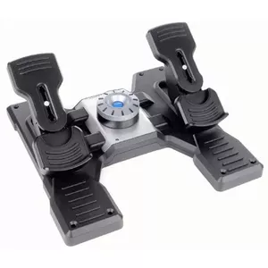 Logitech G Flight Rudder Pedals Melns, Sudrabs USB 2.0 Flight Sim Analogā / digitālā PC (dators)