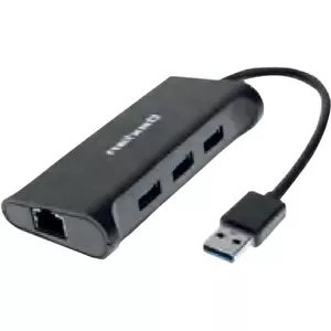 Dexlan docking hub 310723 — 3× SuperSpeed USB 3.0 ports, 1× Gigabit Ethernet (10/100/1000)