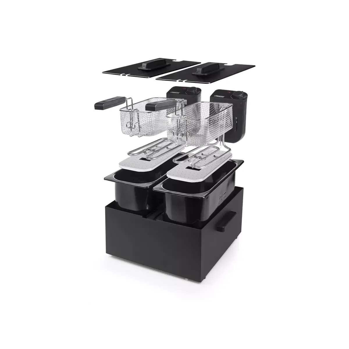 Fritēšanas katls Princess 183028 Double Black Fryer Photo 12