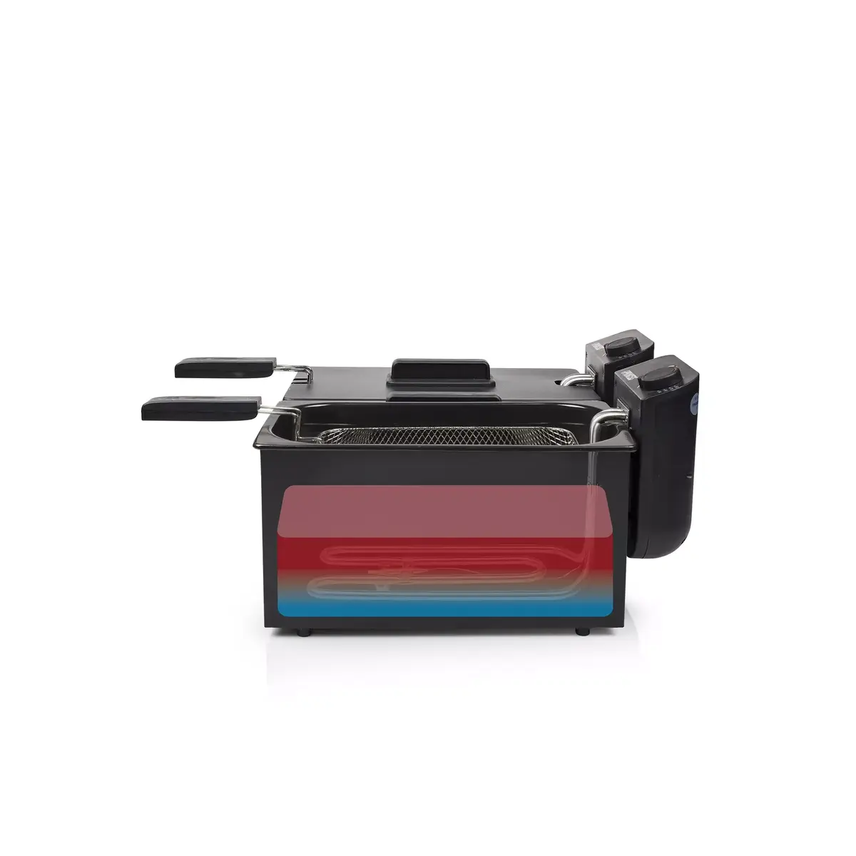 Fritēšanas katls Princess 183028 Double Black Fryer Photo 15