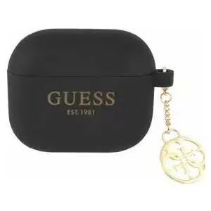 Силиконовый чехол GUESS для Apple AirPods 3 — модель GUA3LSC4EK, чёрный