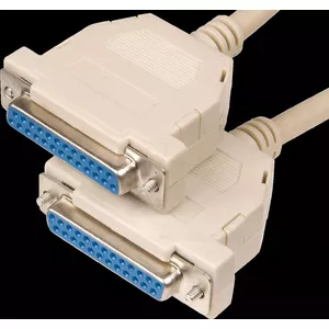 Кабель D-Sub ShiverPeaks 25-pin (гнездо–гнездо) 1,8 м (AK 407)