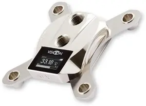 Water block Aqua-Computer cuplex kryos NEXT mit VISION for LGA 1700 socket — Nickel/Nickel