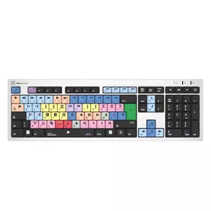 Клавиатура Logickeyboard LKB-MCOM4-AJPU-FR USB AZERTY Французская Серебристая