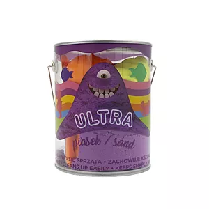 Sand Ultra Magic Sand 900 г от Epee — фиолетовый, в наборе 4 больших формочки и 2 инструмента, морская тематика