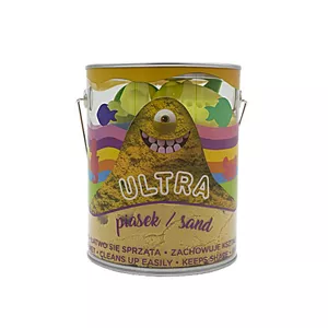 Игровой песок Epee Sand Ultra Magic 900 г с 4 большими формами и 2 инструментами, желтый морская жизнь