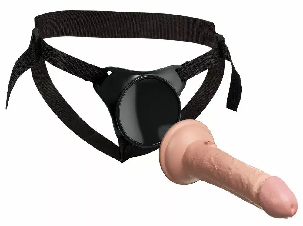 Страпон-гарнитура King Cock Beginner Silicone Black Photo 8