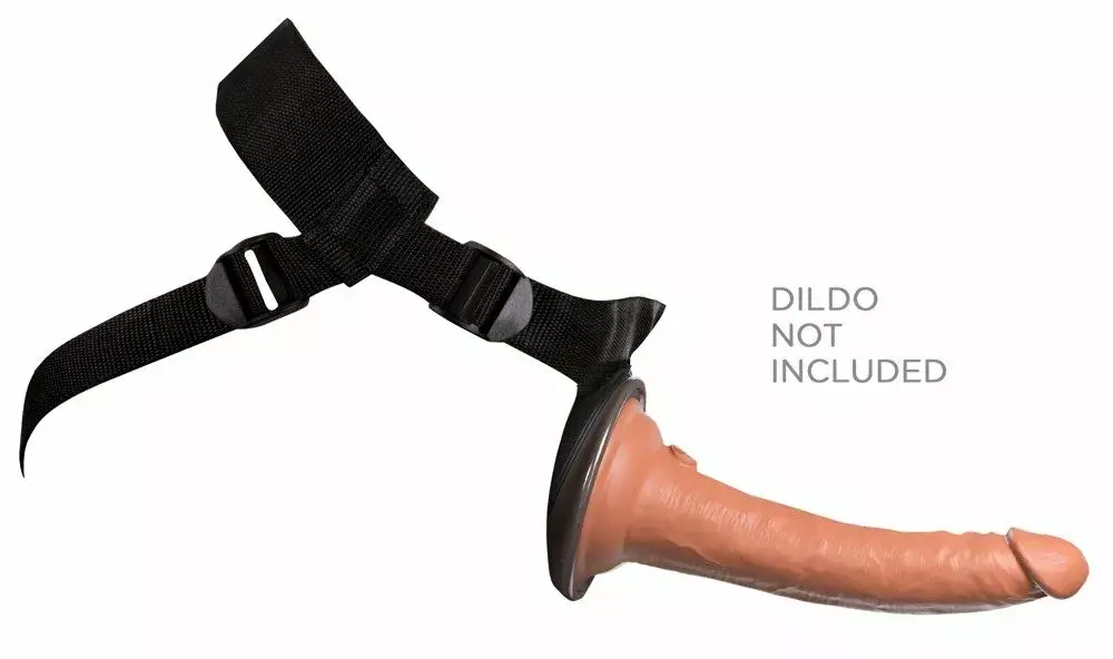 Штрапон king cock Comfy Body Dock Strap-On H Silicone Black Photo 7
