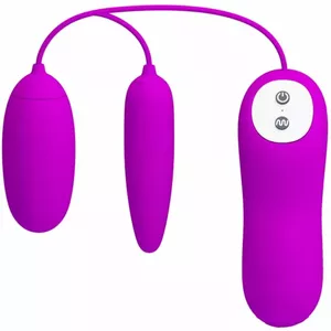 Anal plug FLIRTATION Pretty Love IRMA Silicone, double vibrating motors, waterproof, rechargeable, 0.125 kg