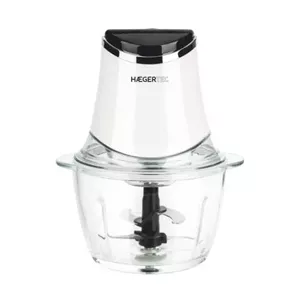 Electric food chopper Haeger CH-30W.007A Black Transparent White