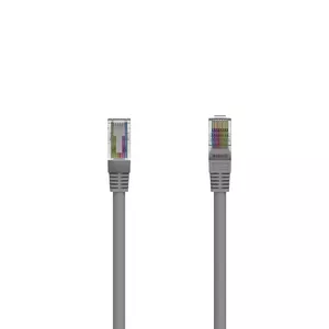 Networking Cable Hama 00300020 3m Cat5e U/UTP RJ-45 1000 Mbit/s Grey