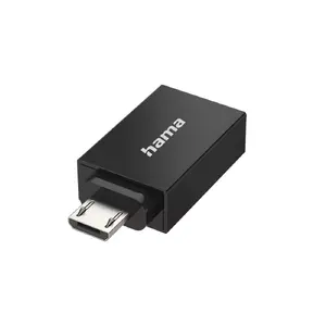 Hama 00300084 USB 2.0 Adapter Micro-USB Male Black