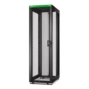 Напольный серверный шкаф APC Easy Rack 42U (1991×600×1000 мм) с крышей, колесами, опорами, 4 кронштейнами и днищем, без боковых панелей
