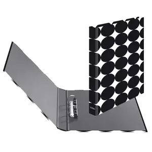 Ring Binder Herlitz maX.file A4 Black White D-ring Storage