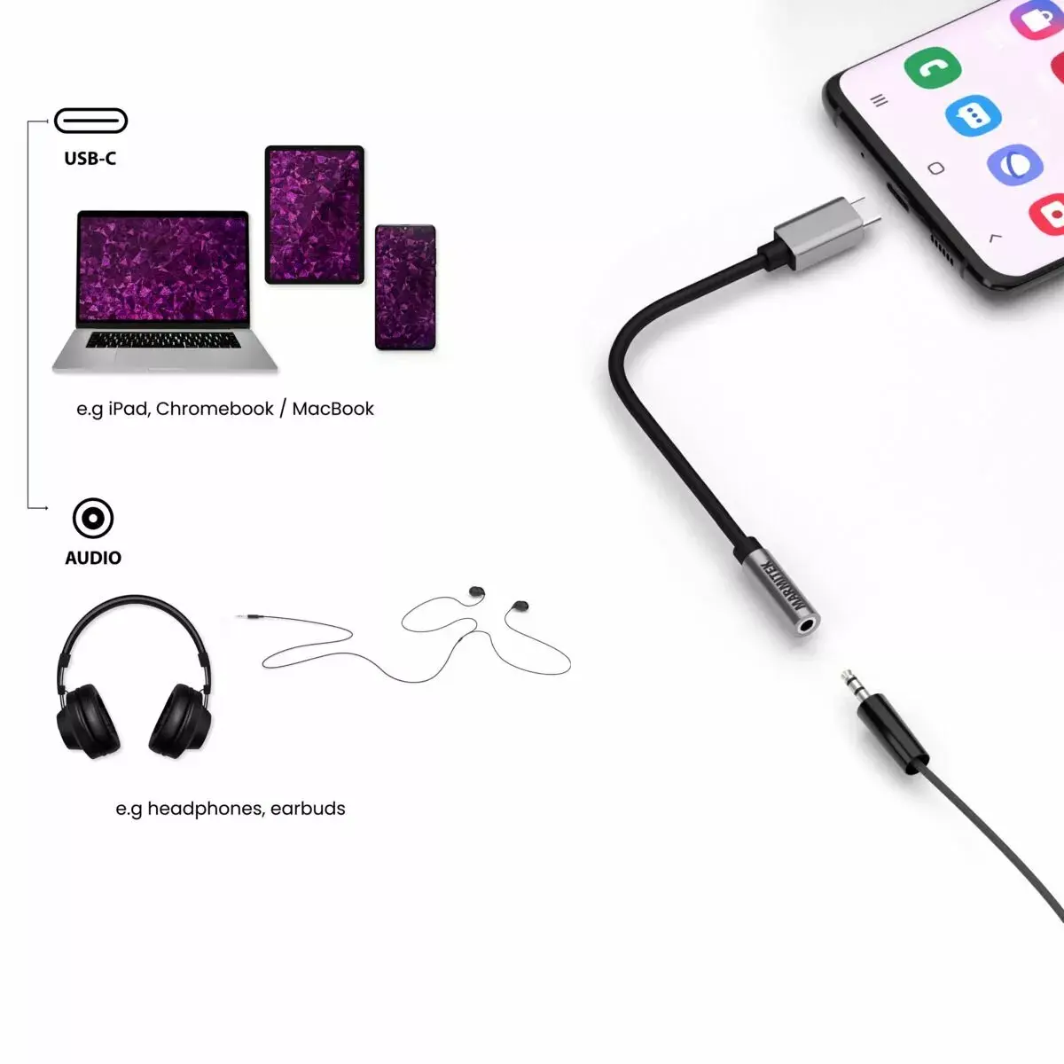 Marmitek Connect USB-C > Audio 8374 Photo 3