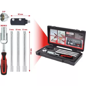Washbasin Installation Set ks tools 116.2050, 6-piece kit for sink and basin mounting