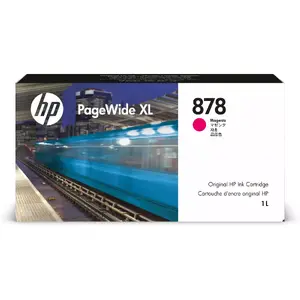 Картридж HP 878 PageWide XL, пурпурный (Magenta), 1 л, оригинал