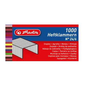 Скобы HERLITZ 8760522 металлические — упаковка 2000 шт.